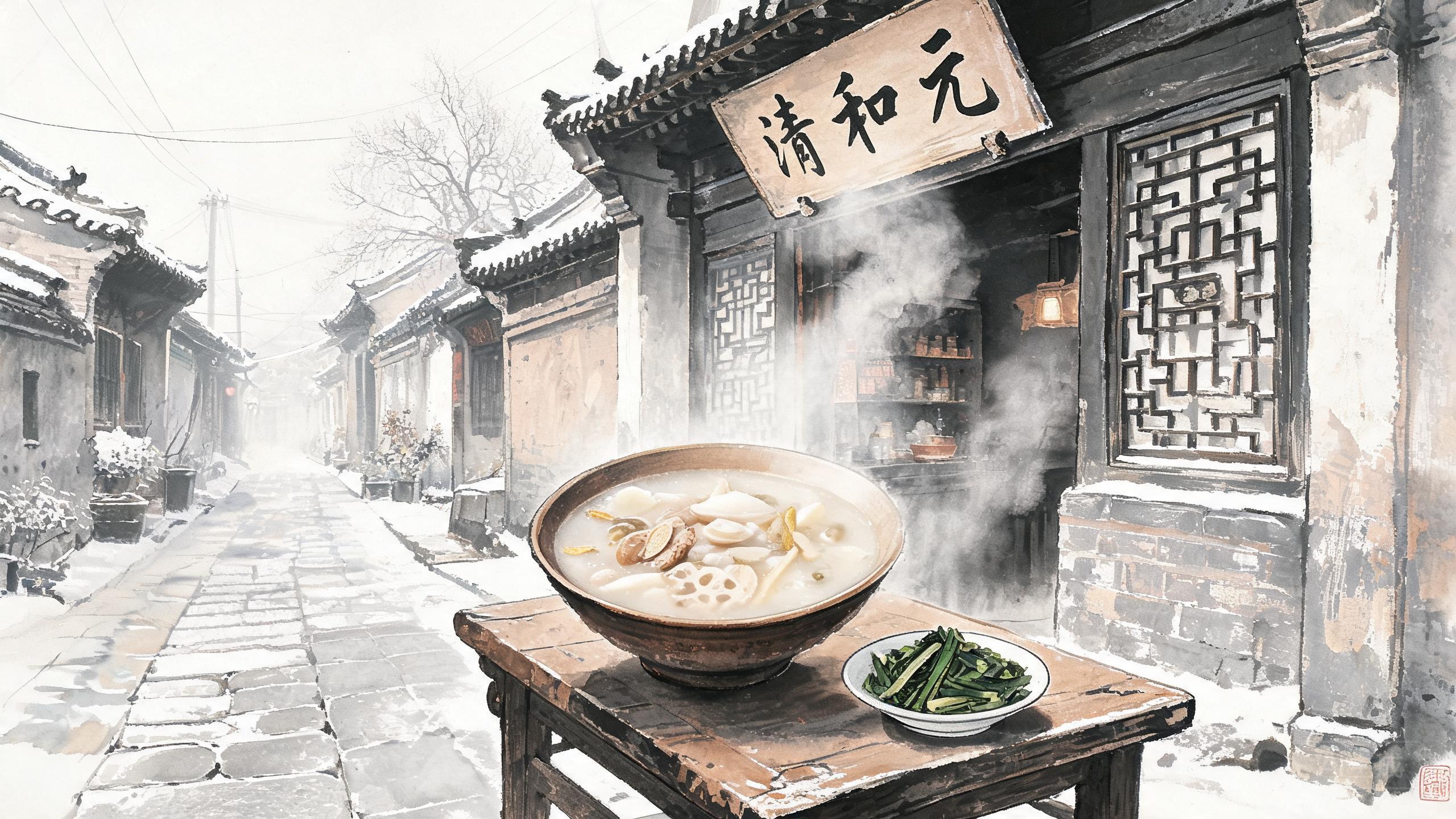 太原头脑:傅山为母创的“八珍汤”,为何改名“头脑”喝了几百年