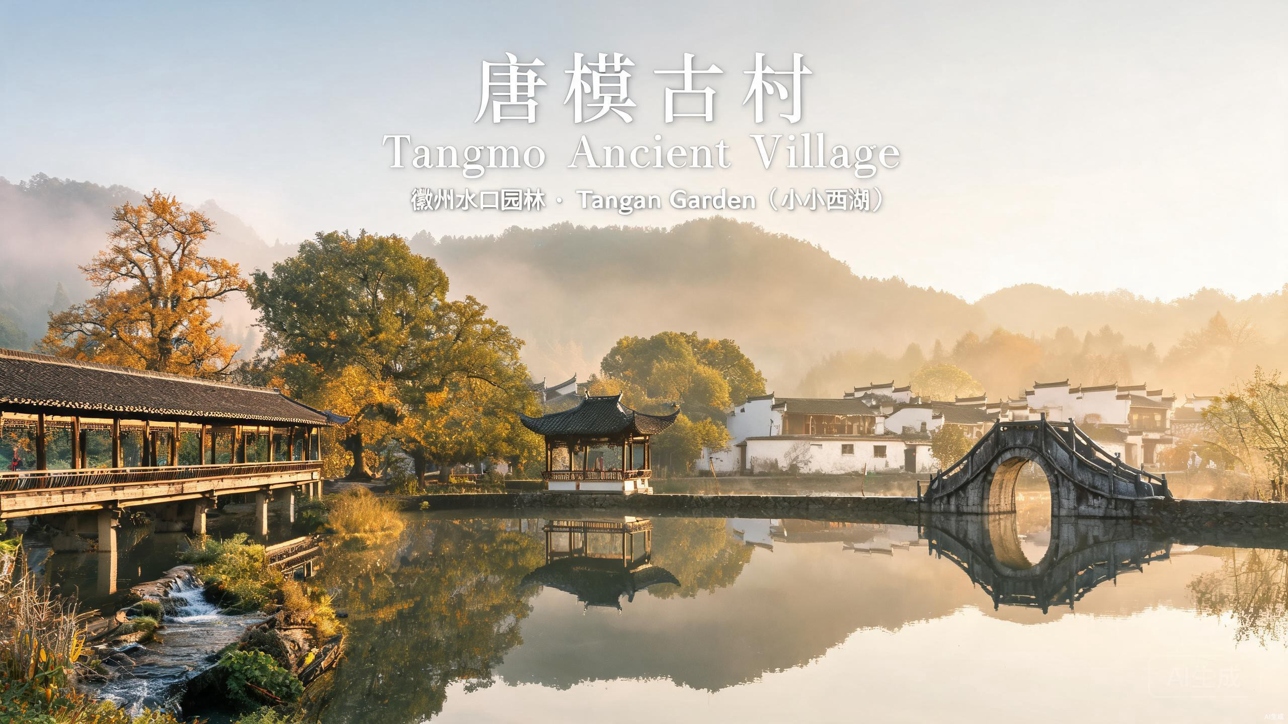 唐模：徽州水口园林里，一座为母亲仿建的「小西湖」
