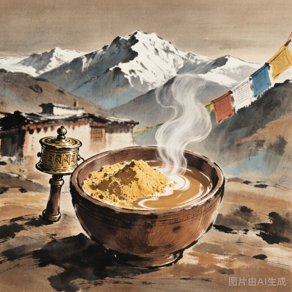糌粑：一碗藏语“炒面”，托起青藏高原的千年餐桌