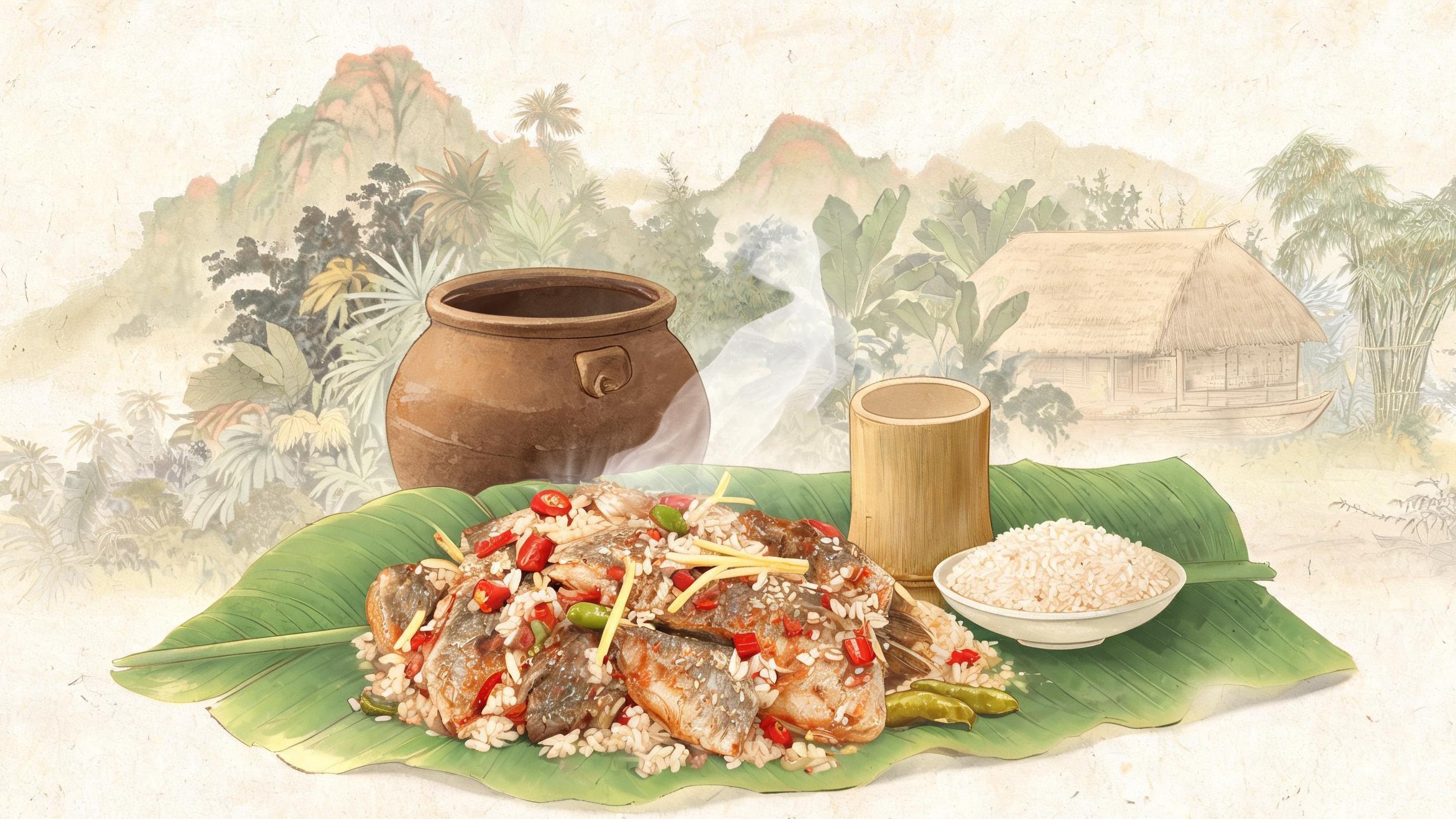 一坛腌鱼为什么叫“茶”:海南黎族人用鱼和米饭,做出待客的上品
