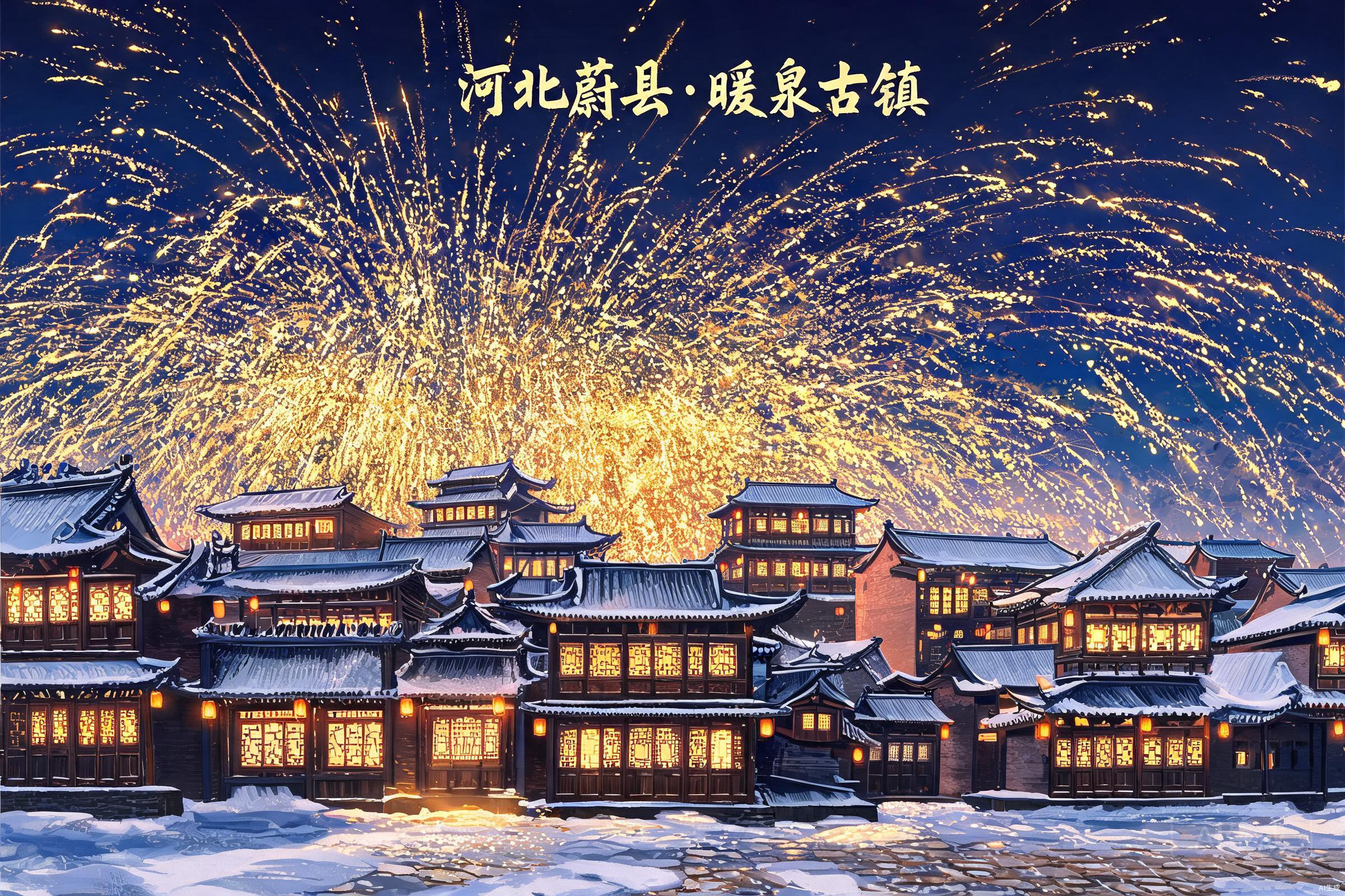 暖泉镇:一泓温泉暖了千年——长城脚下“打树花”的火树银花