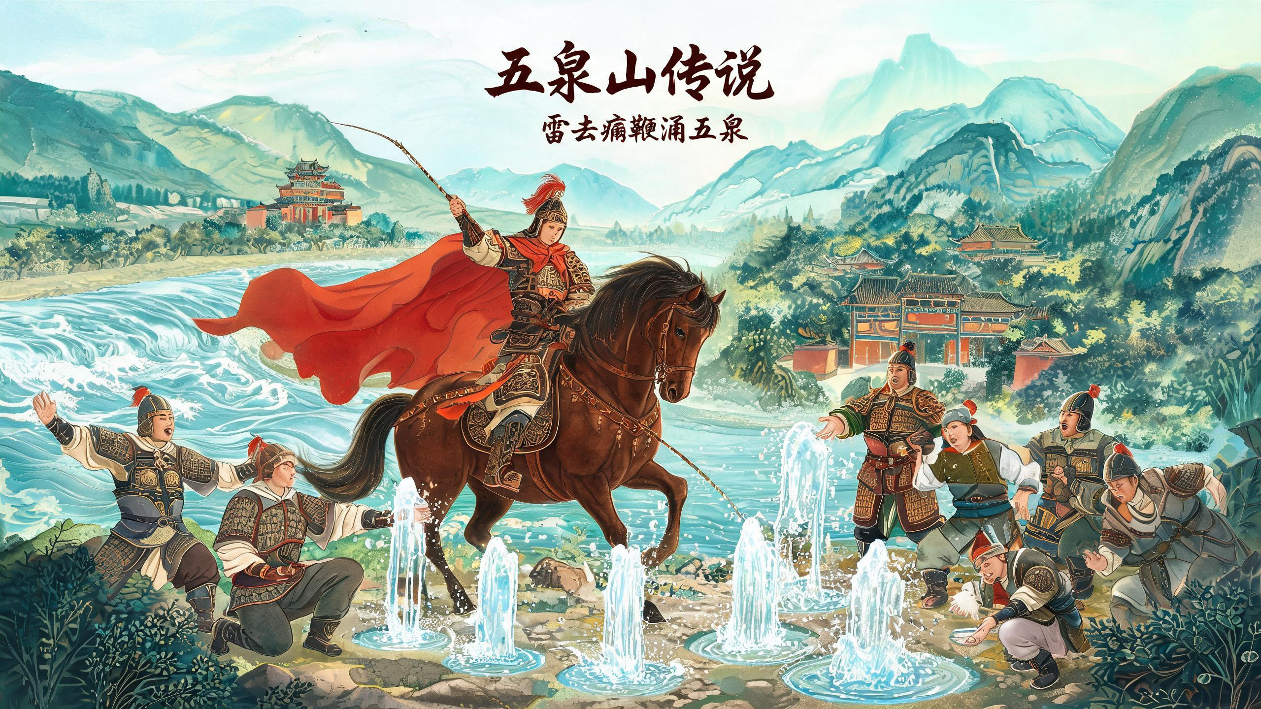 五鞭叩地、黄泉涌甘:甘肃兰州五泉山
