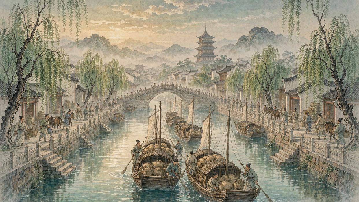 隋炀帝开凿大运河真是为了看琼花？这条河养活了中国一千年