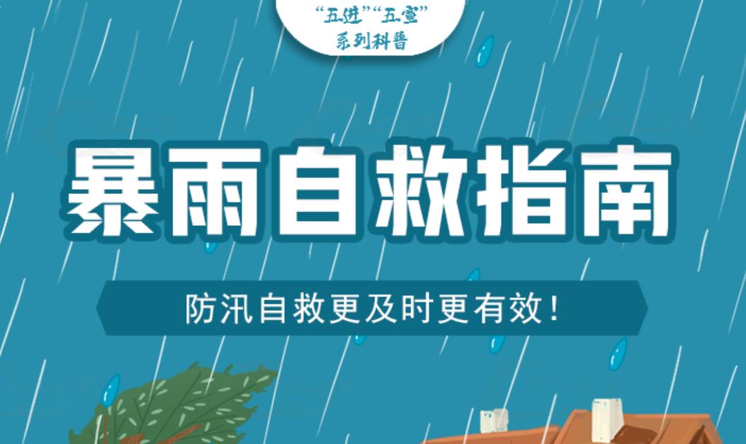 暴雨自救指南