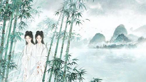 湘妃斑竹:娥皇女英泪洒成斑,苍梧湘水两千年