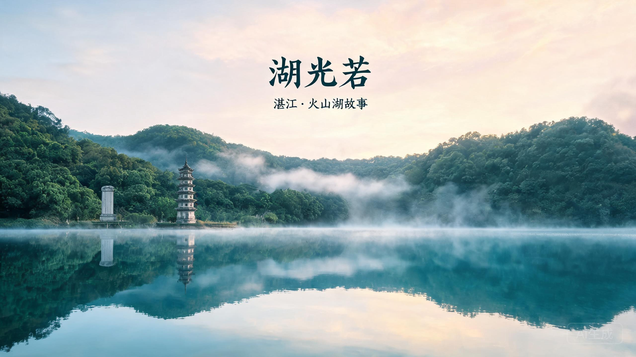 湖光岩:李纲一个“湖光”题字,让雷州火山湖从此有名有姓