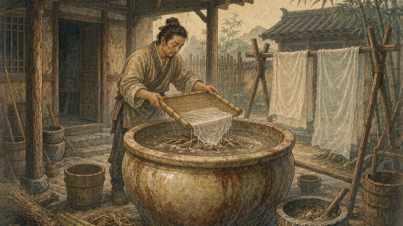 蔡伦之前就有纸？甘肃西汉古墓挖出一张地图，把造纸史提前了两百年