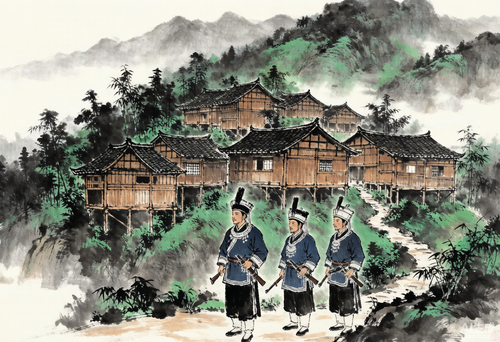 岜沙苗寨：苗语'草木繁茂'里的中国最后一个枪手部落