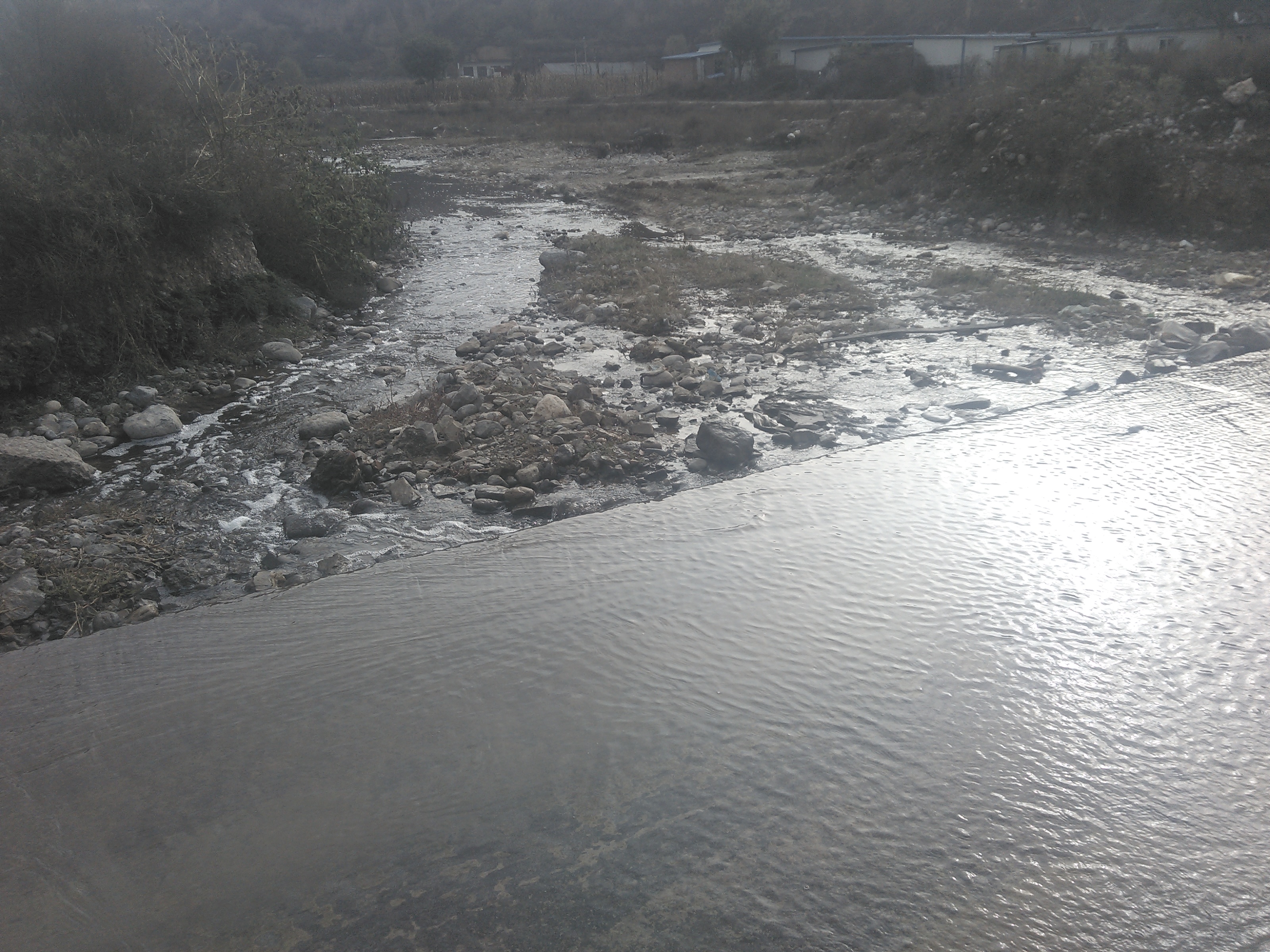 岚水河河口