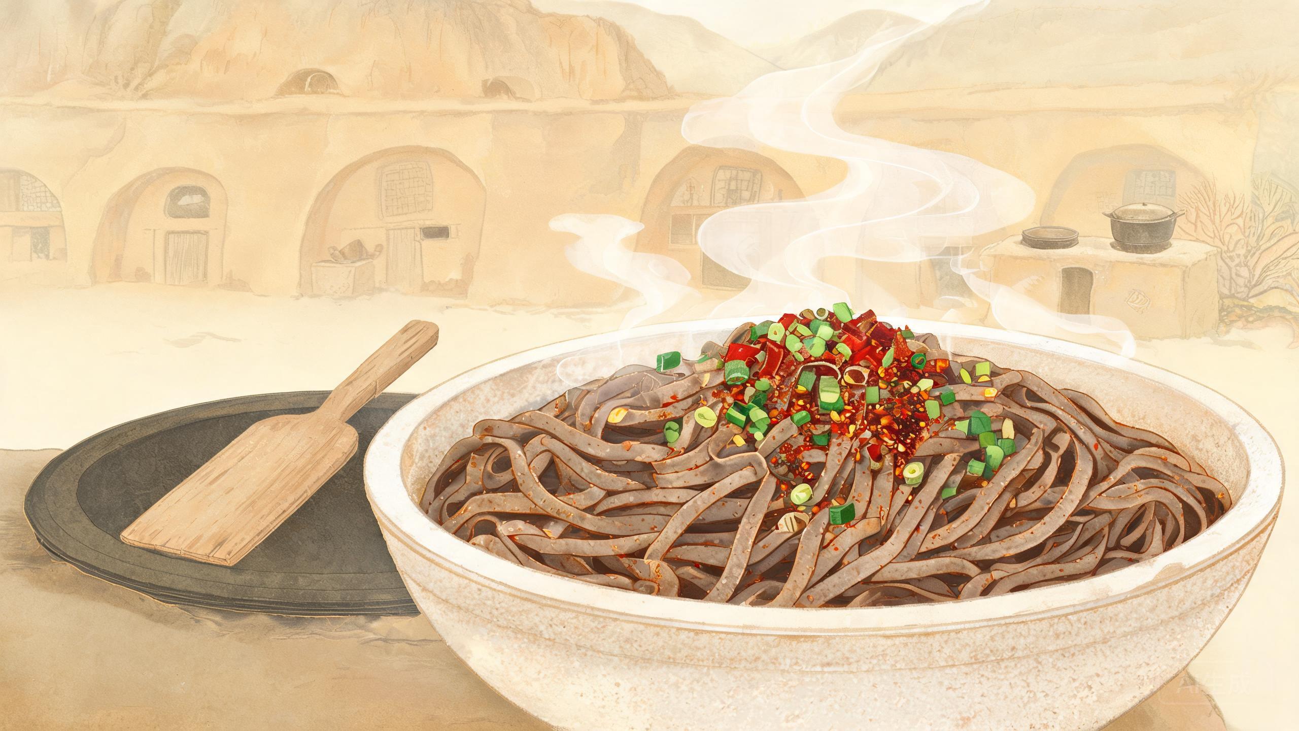 踅面:一个“踅”字旋转出的千年军粮,合阳人的古早味