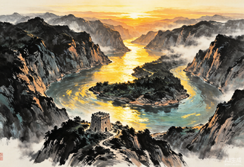 老牛湾:太上老君青牛踏出的黄河入晋第一湾
