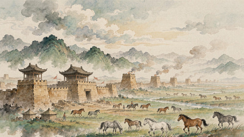 一座城墙屡建屡崩，一匹马踏出轮廓：马邑，中国最早的军马城