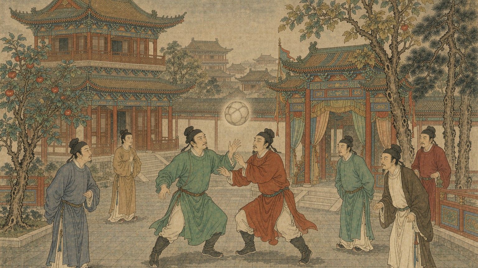 高俅踢球踢成太尉只是小说？宋朝人的足球，连皇帝都是铁杆球迷