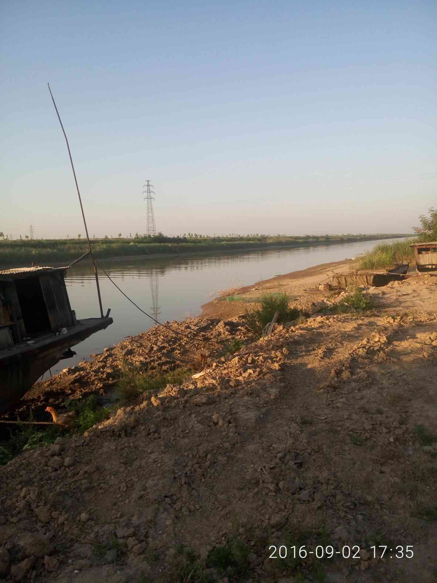 京杭运河废黄河口南岸混合区域段