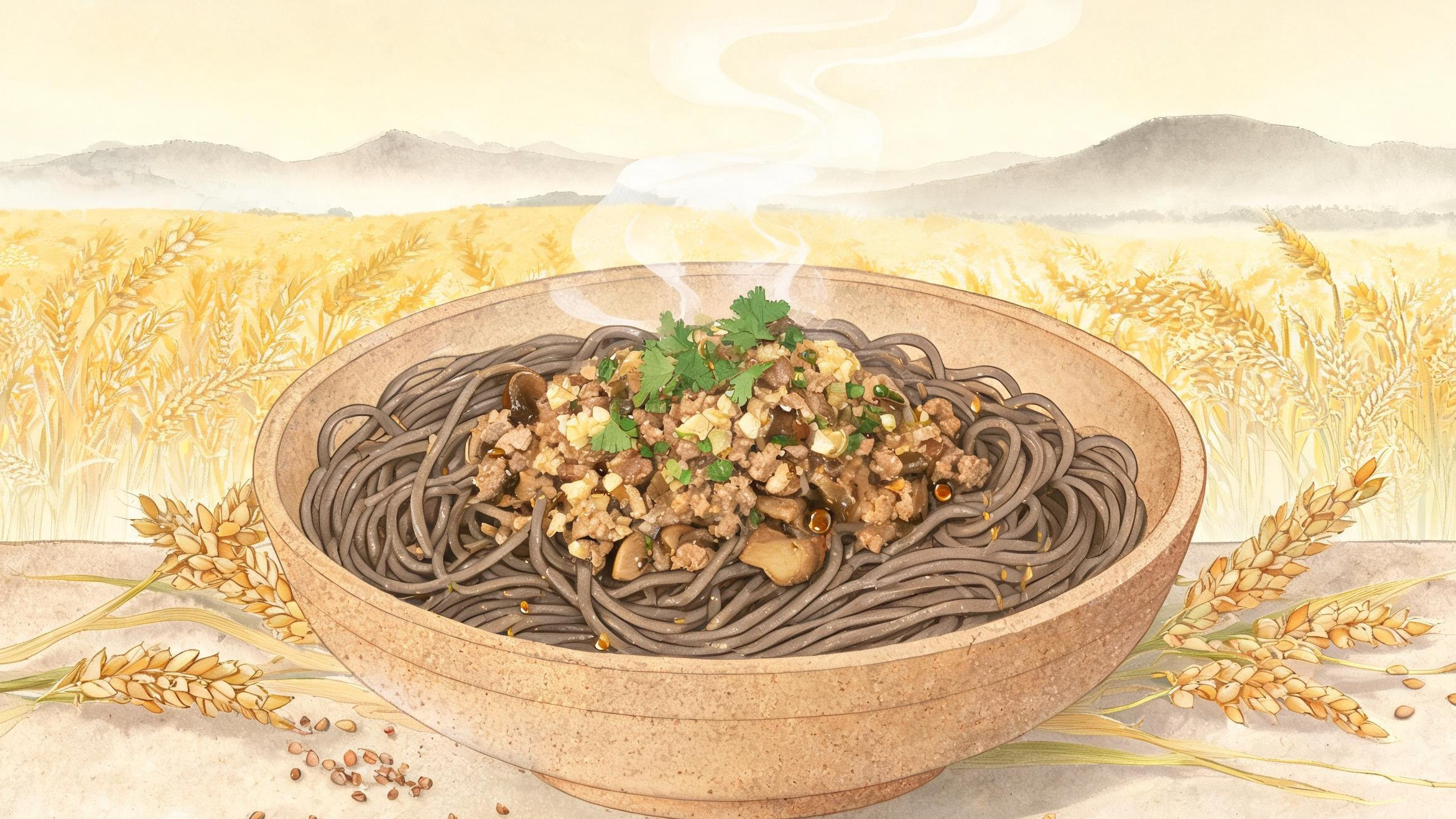 荞面在饸饹床子里过一道,二月十九的南辛营庙会,两百多年都靠它开席