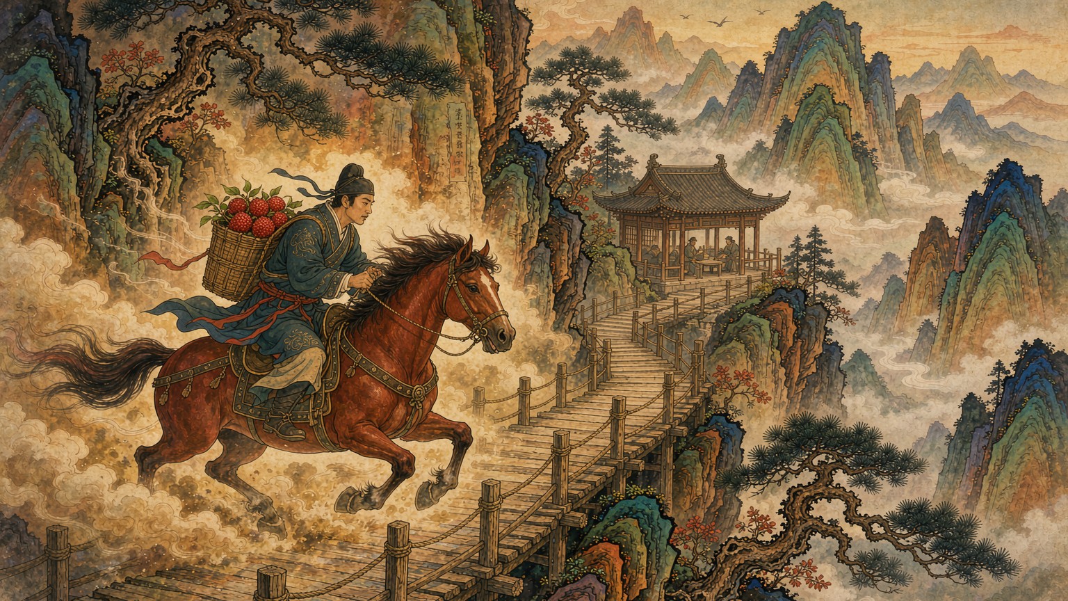 杨贵妃吃的荔枝真是从岭南来的吗?大唐的驿站网络,跑出了古代快递的极限速度