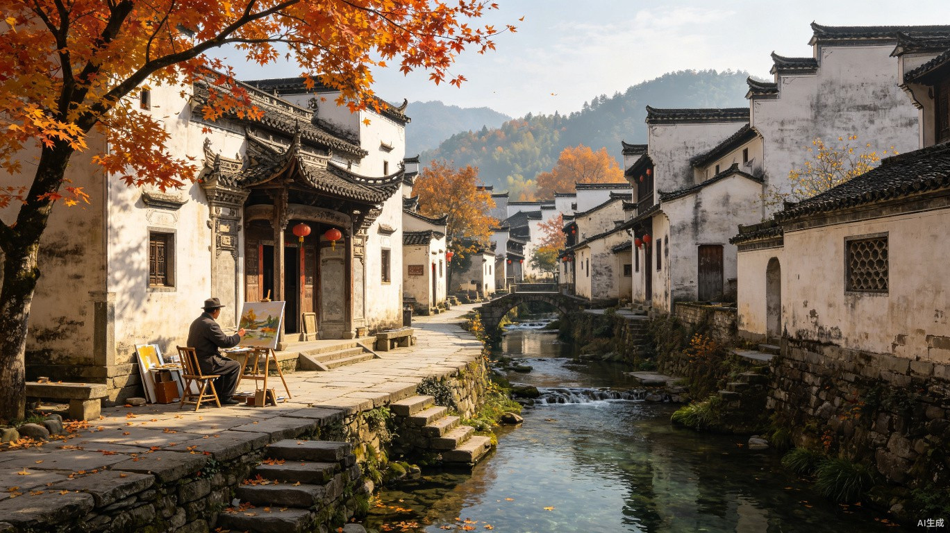 查济古村:徽派建筑里的千年墨香