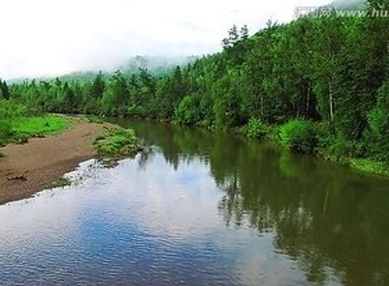 沩江大成桥村河湾