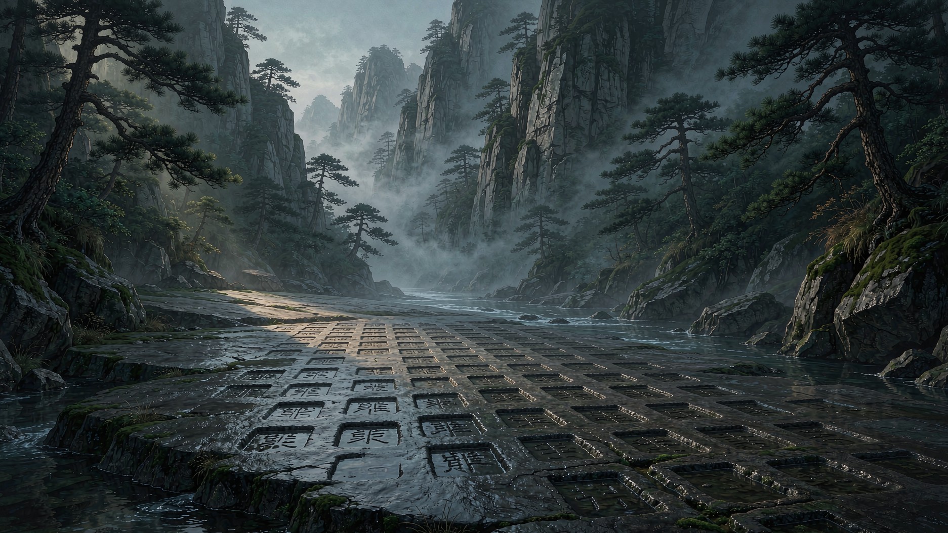 泰山经石峪的《金刚经》，为什么有一批字只勾了边？