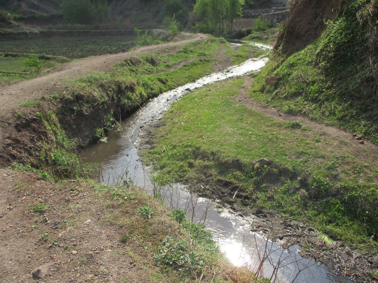 瓦鲁河束岗河湾