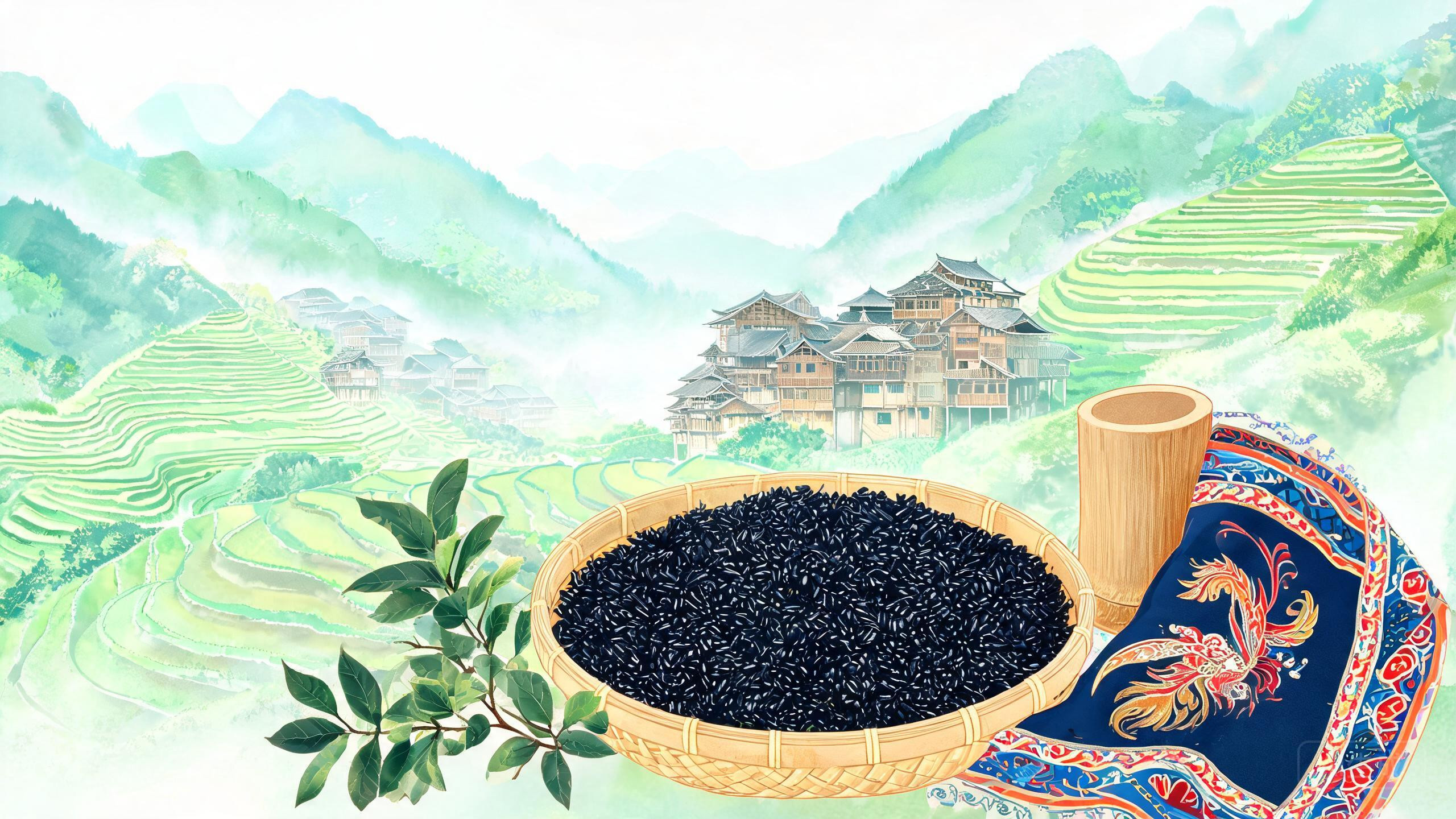 乌米饭：畲族三月三里的一碗乌黑传说