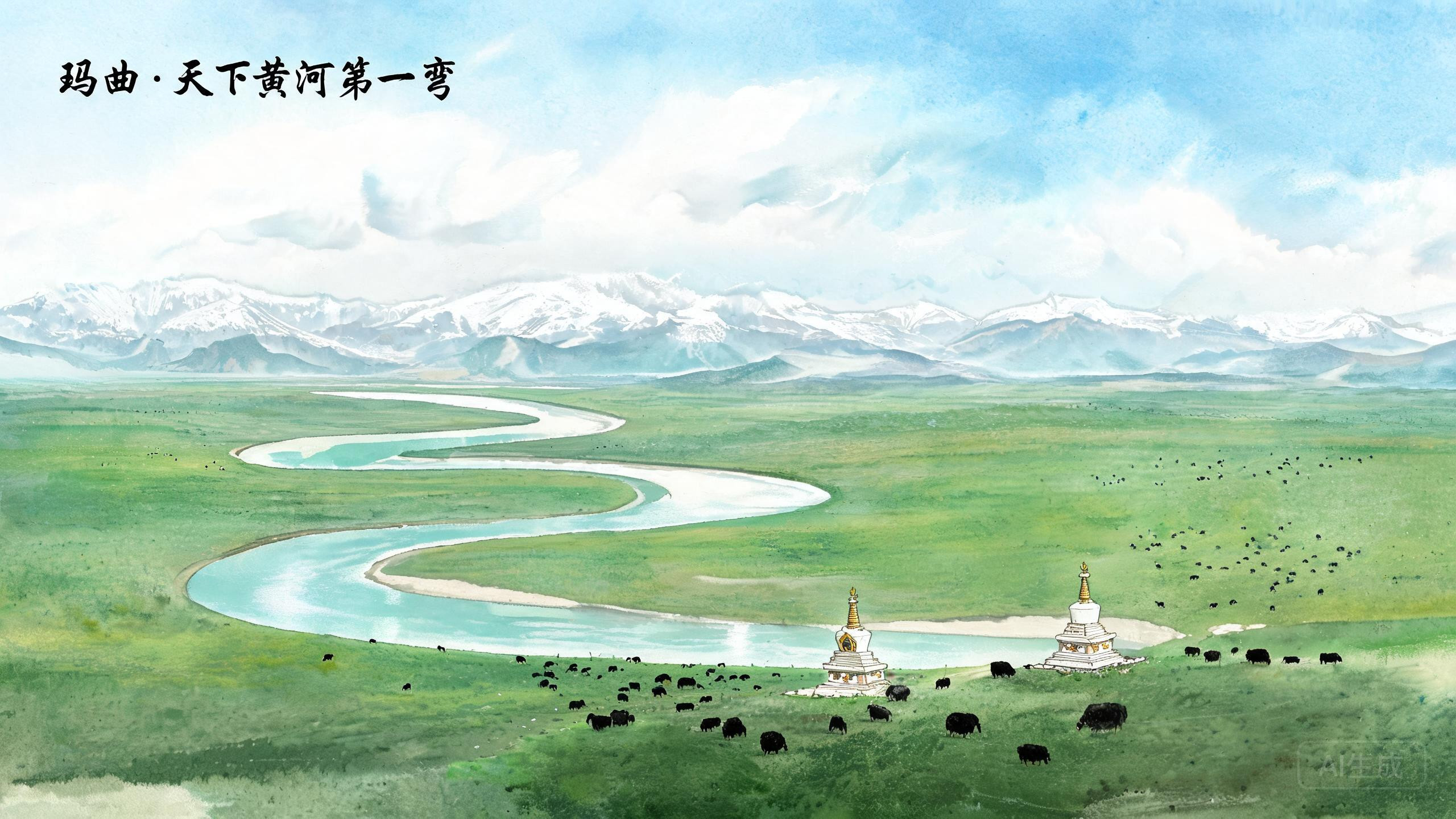 甘肃玛曲「黄河」:一个藏语地名,是母亲河最古老的名字