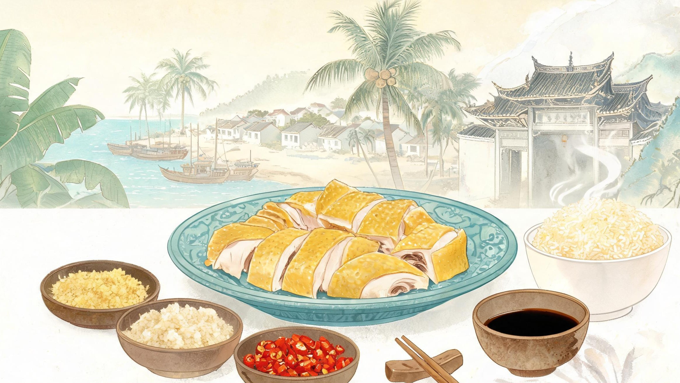 文昌鸡：海南