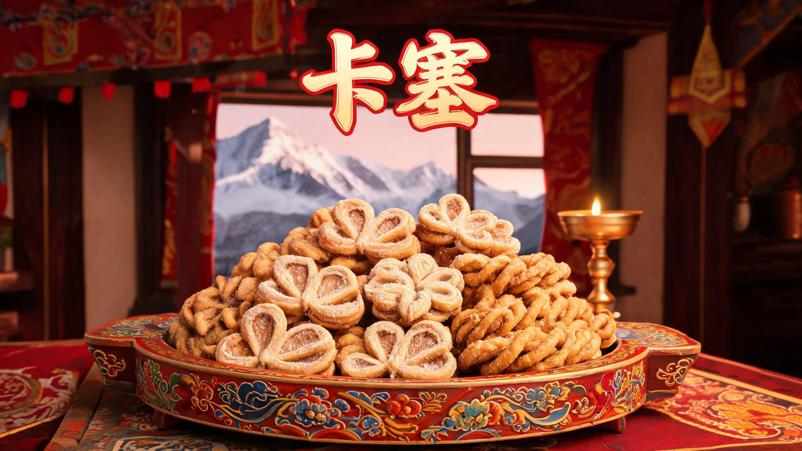 卡塞:藏语里的「油炸果子」,一块酥炸点心藏着一个民族的新年