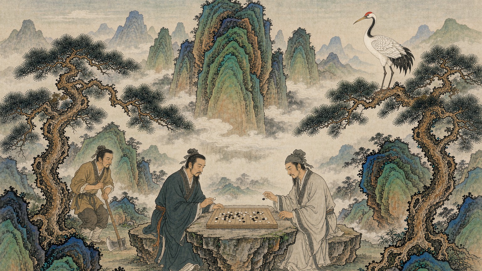 看一盘棋的工夫，斧柄烂了：围棋为什么又叫烂柯？古人下棋有多疯