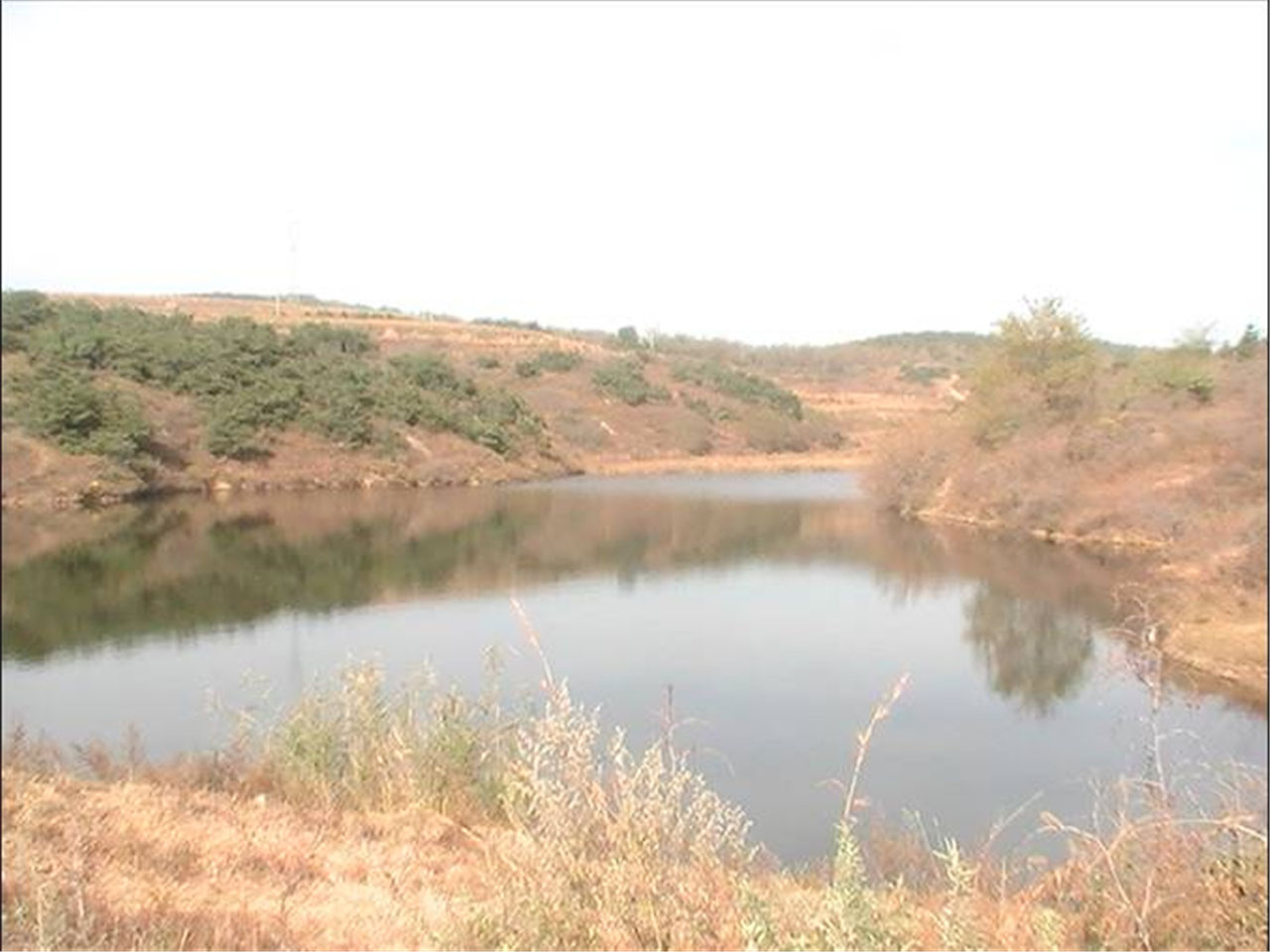 接家沟村门沟大水库