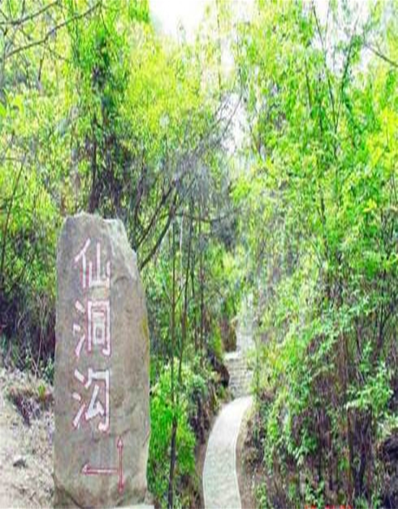 姑射山仙洞沟风景区