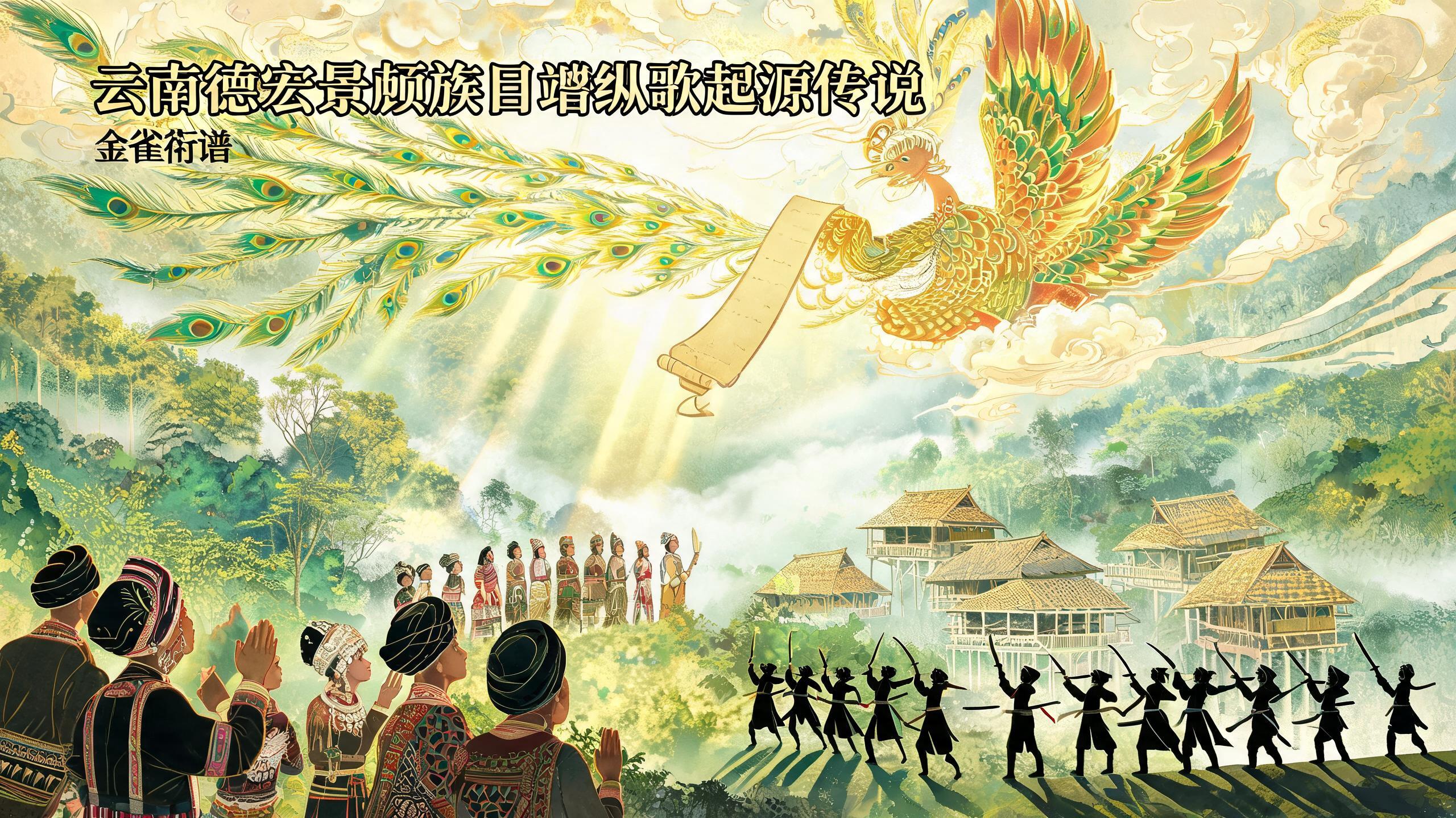 目瑙纵歌:太阳神授舞之日,景颇人为何万人齐跳孔雀舞