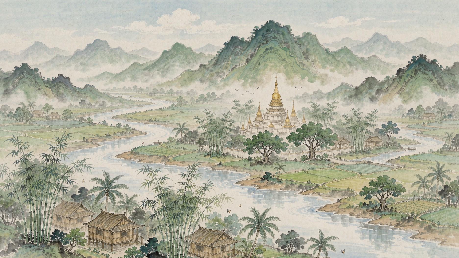 孟连:傣语里“找到的好地方”,藏着中国最后的傣族古镇