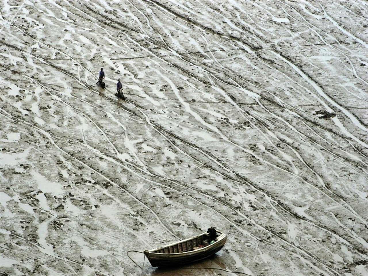 霞浦围江滩涂