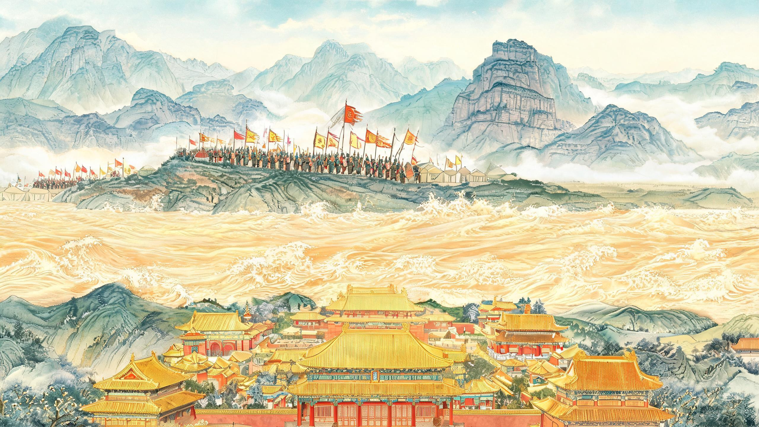 武王登陟之地:黄河北岸