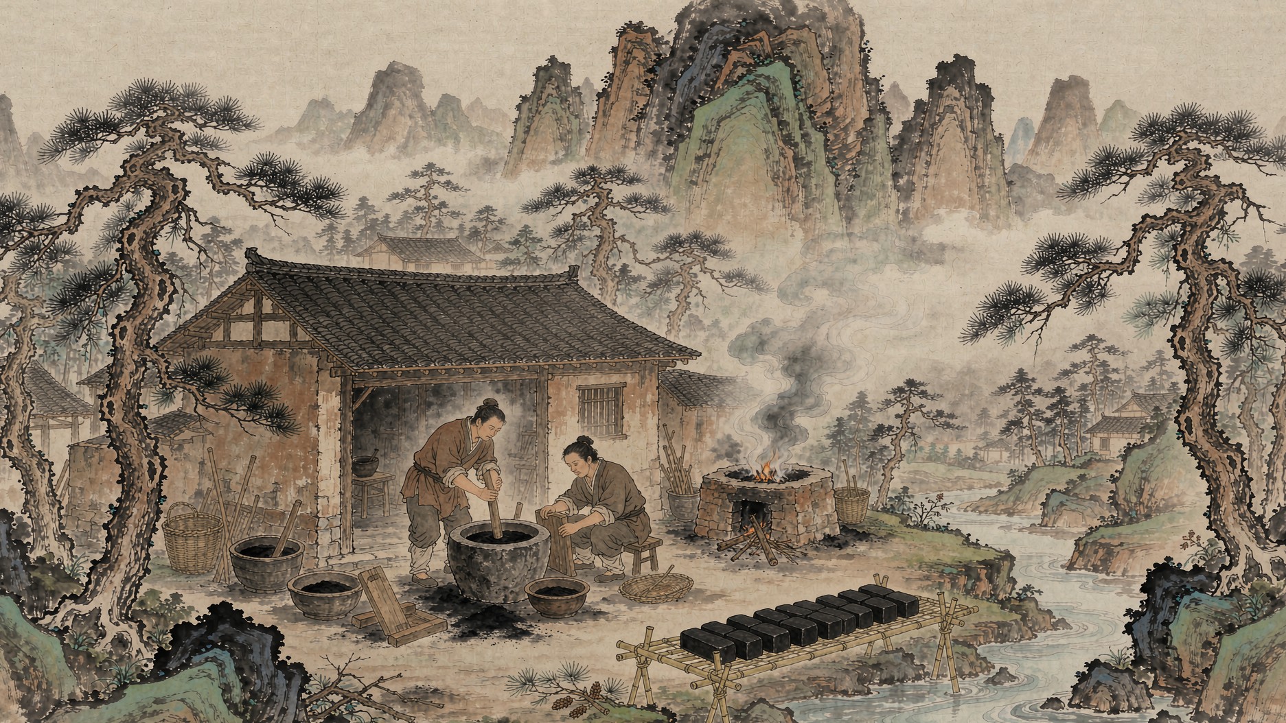 徽墨的祖师爷李廷珪,造的墨怎么会被拉去刷门楼
