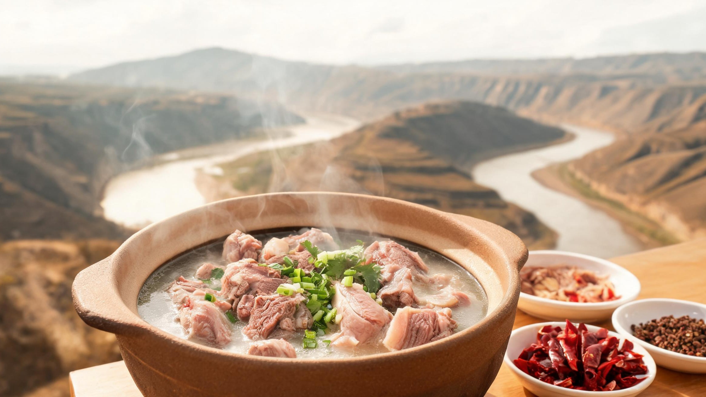 日食药草、夜饮矿泉：靖远羊羔肉凭什么香透黄河两岸