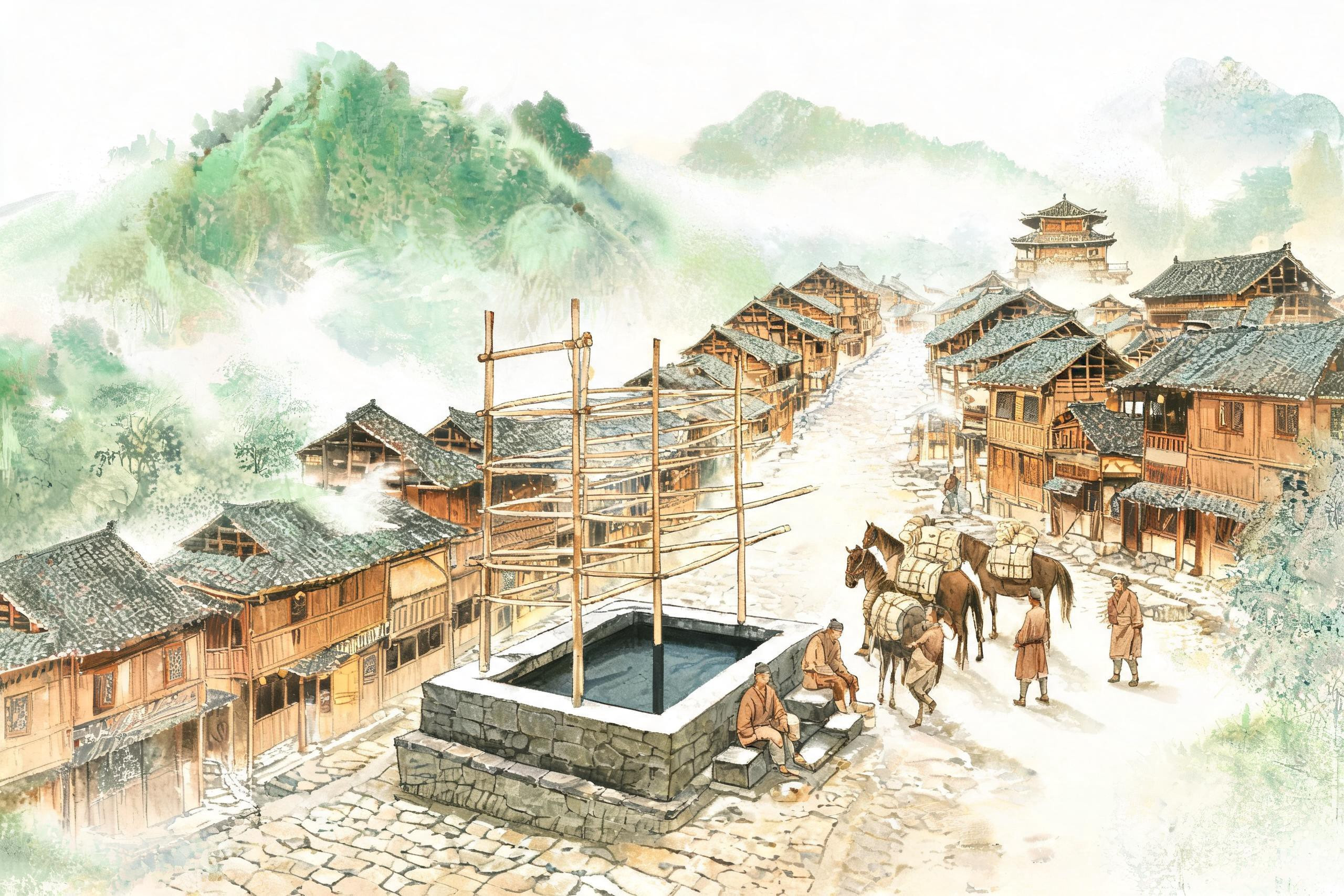 磨黑：以“盐井”为名的傣语古镇，滇南盐都的咸味史诗