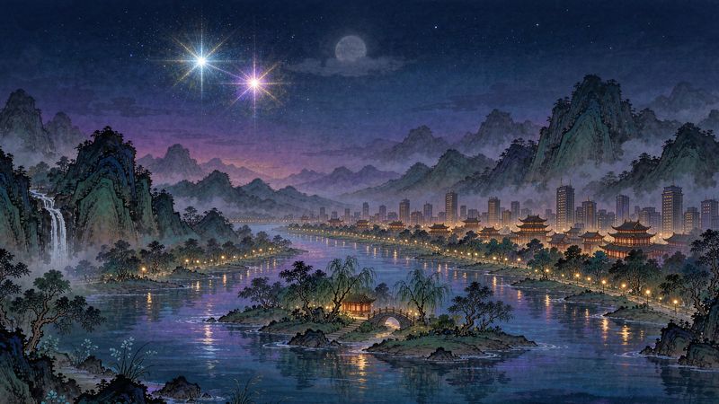 天上有两颗星,地上有一座城:湖南娄底,名字悬在星空里