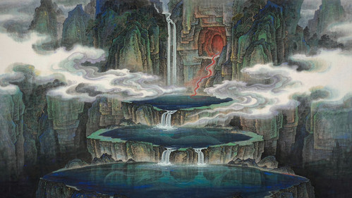 潭边的红石头为什么像血:泾河龙王在老龙潭掉了头,这事从哪儿说起