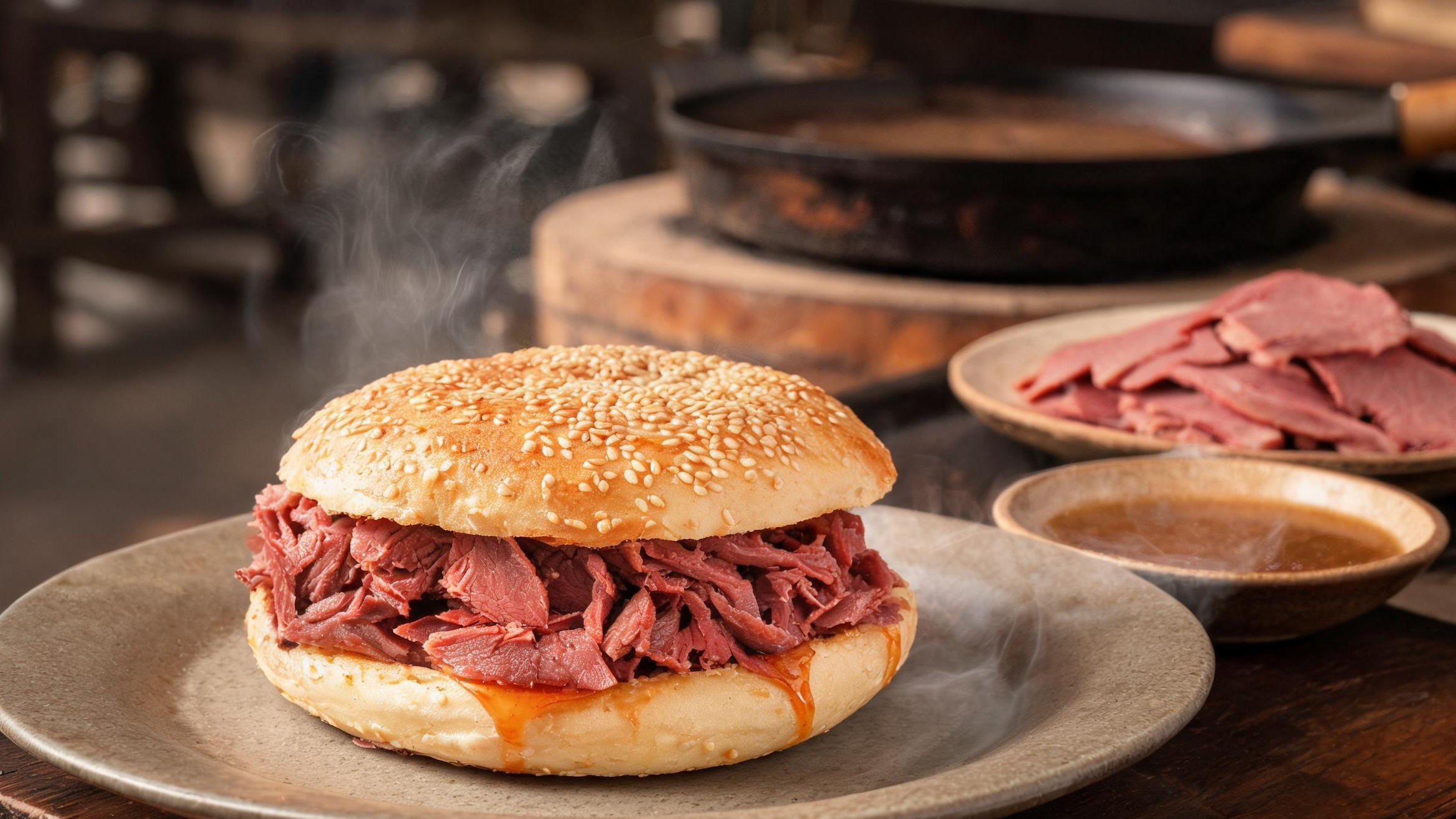 天上龙肉地上驴肉:河间老汤里卷起的北方火烧
