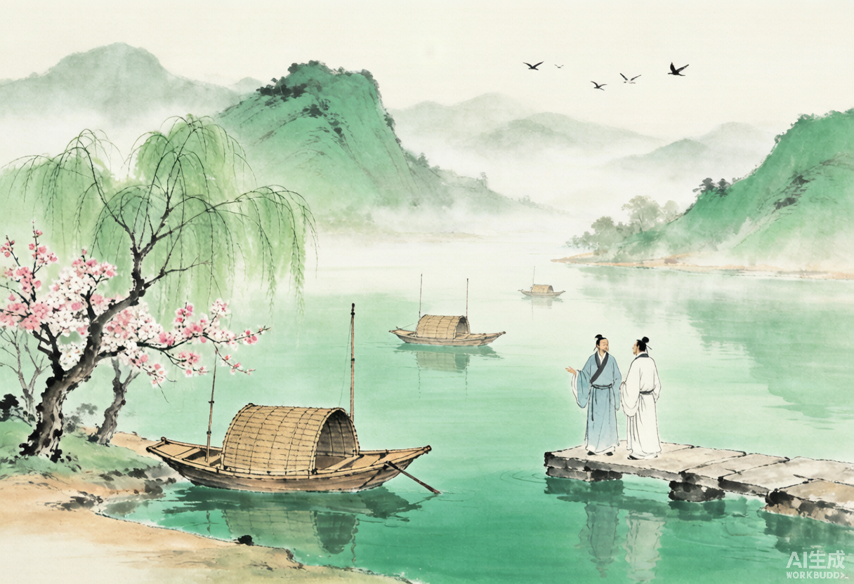 桃花潭水深千尺:李白与汪伦的一场千年告别