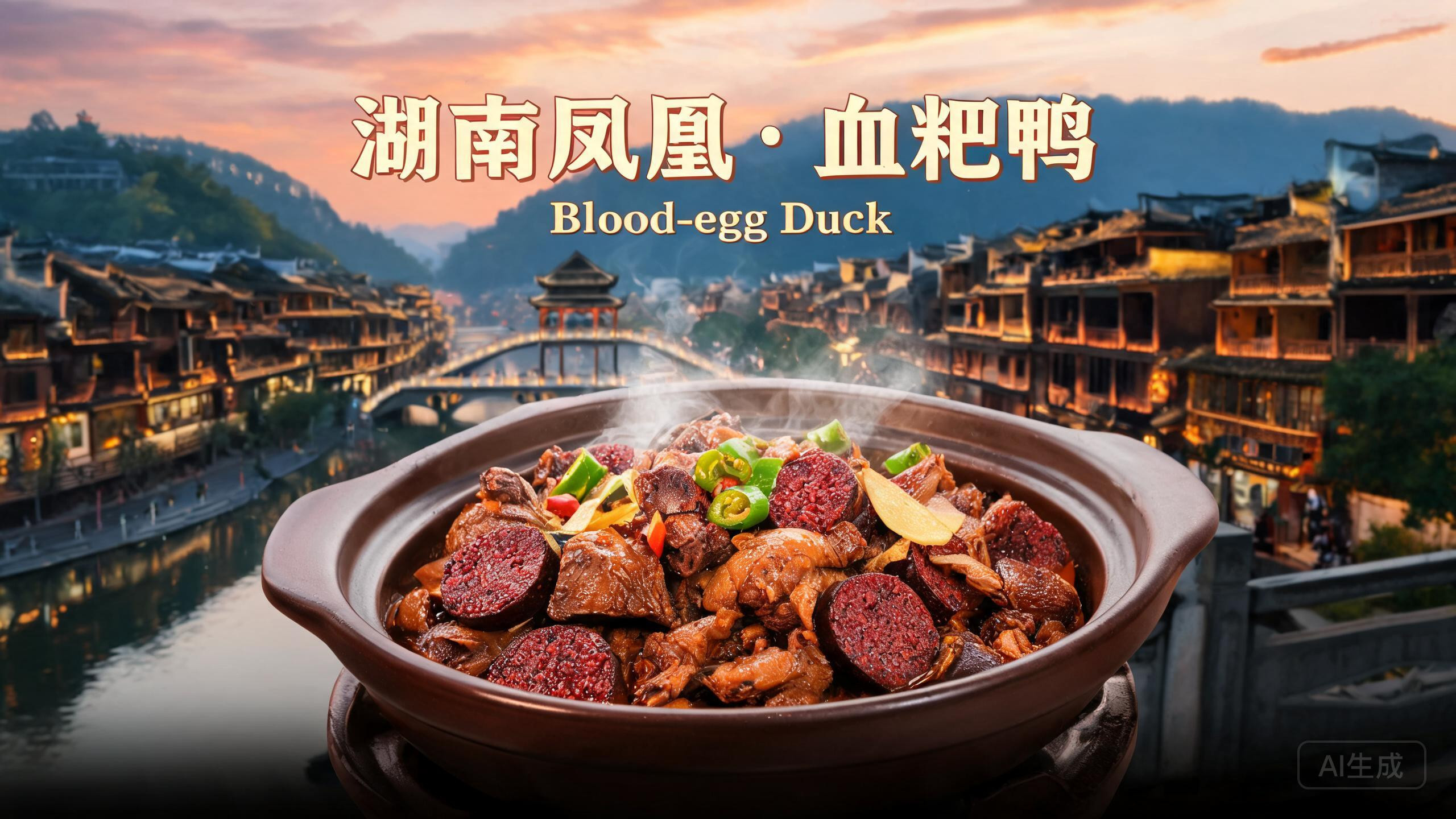 湖南凤凰血粑鸭:明清边城里的一锅温热