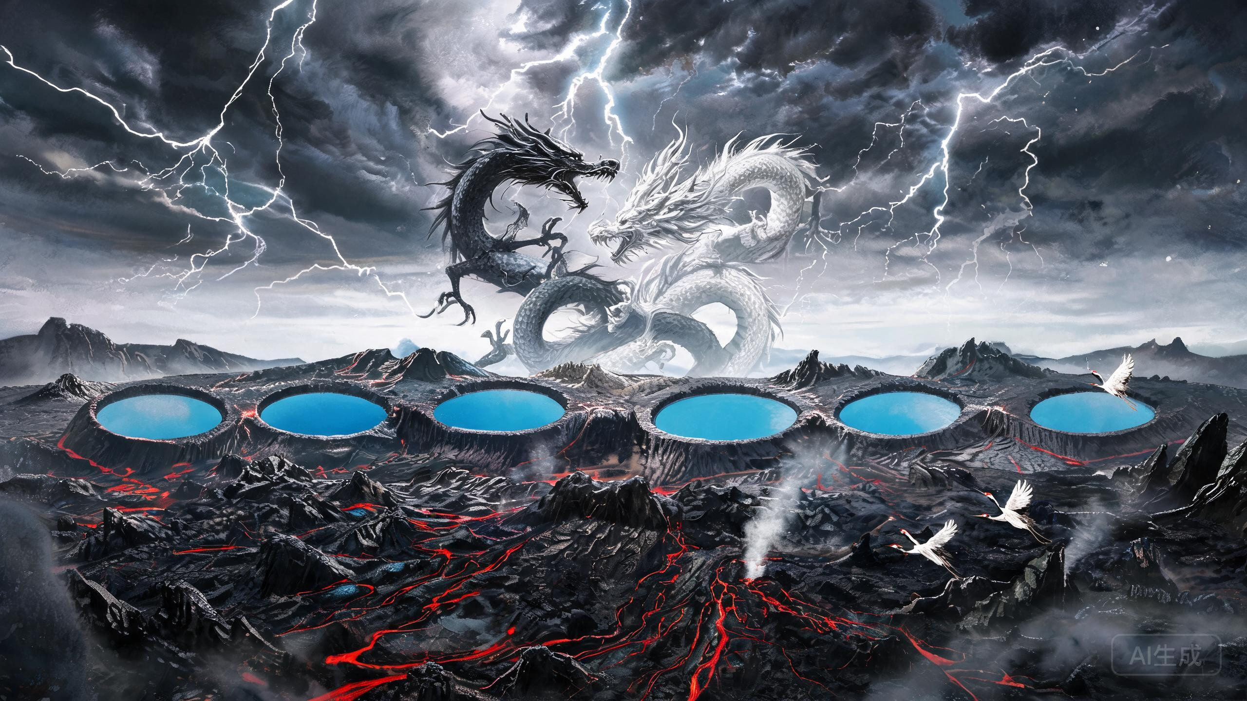 五大连池黑龙白龙?一场从天上打到地心的神战,是如何凿出五个湖的
