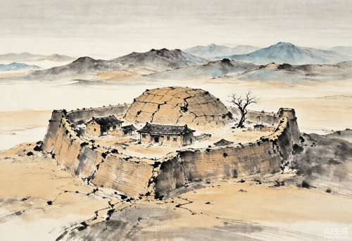永泰古城：戈壁滩上的龟形明代要塞