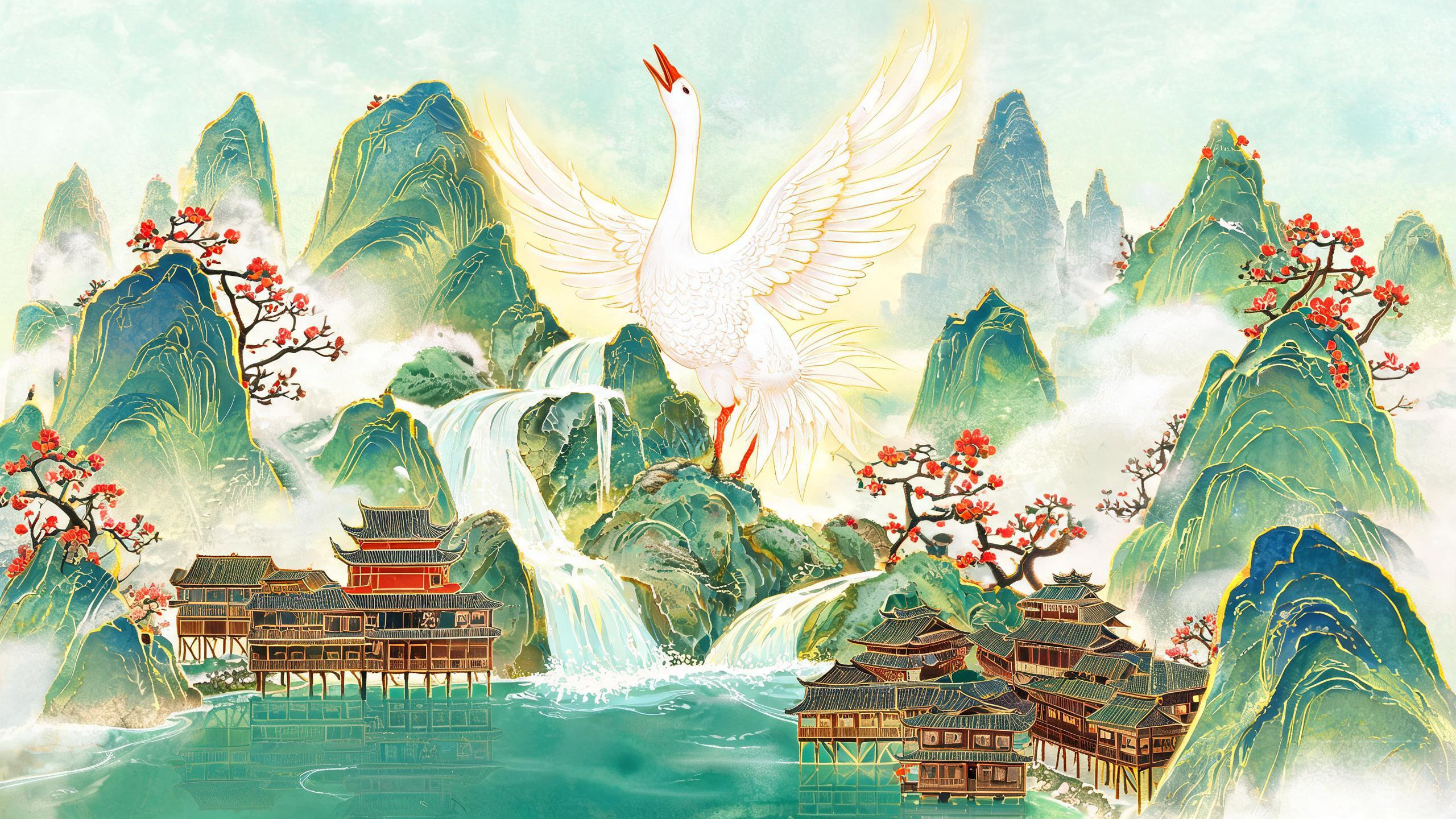 灵鹅引泉:广西靖西鹅泉的报恩传说