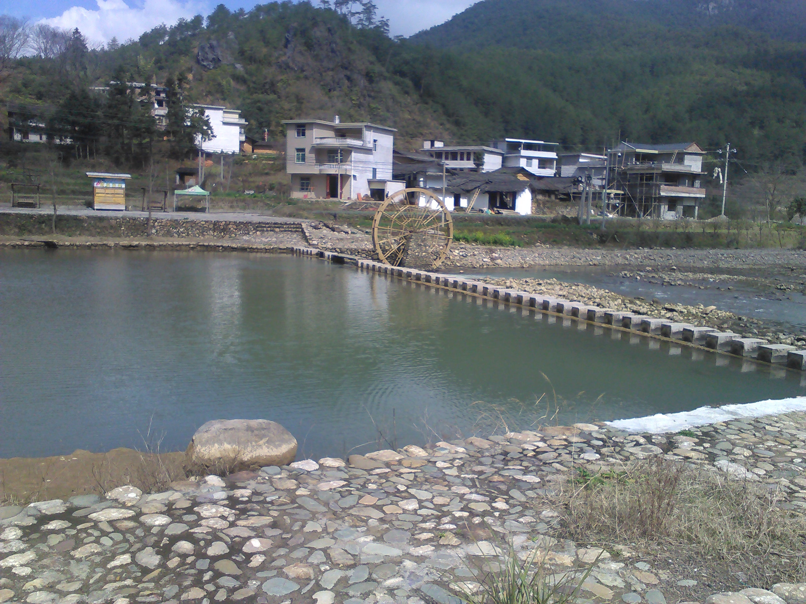 龙门景区漂流终点