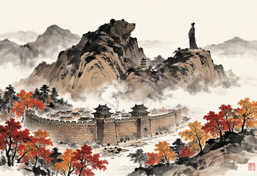 熊岳城:因山形似熊得名,望儿山下慈母峰的东北千年古城