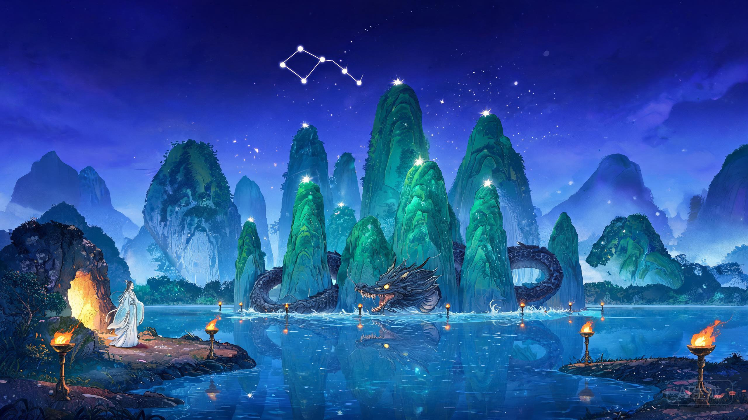 一夜坠下七颗星:广东肇庆七星岩,与镇住西江妖龙的故事