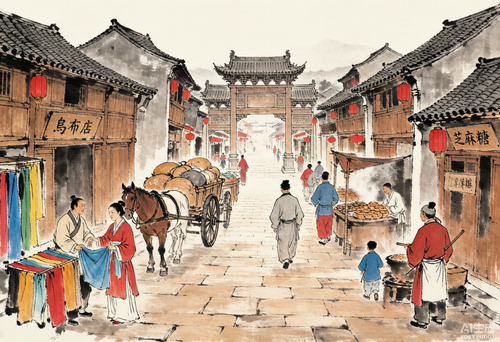 周村:因周姓得名,无河无港却成旱码头的齐鲁商业传奇